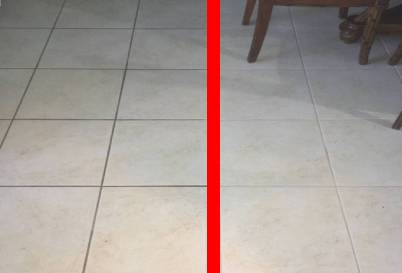 Before & after Tile and Grout Cleaning Services
